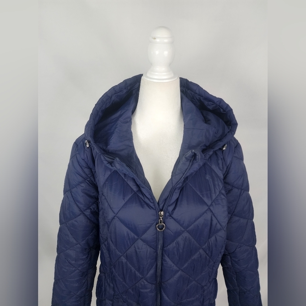 Weatherproof Hooded Diamond Quilted Ladies Coat Jacket Size XLARGE Parka Puffer - Picture 5 of 14